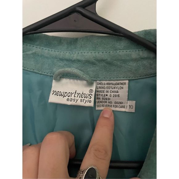 Vintage Leather wrap jacket - Picture 4 of 9